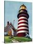 "Lighthouse Keeper," September 22, 1945-Stevan Dohanos-Stretched Canvas