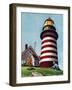 "Lighthouse Keeper," September 22, 1945-Stevan Dohanos-Framed Giclee Print