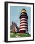 "Lighthouse Keeper," September 22, 1945-Stevan Dohanos-Framed Giclee Print