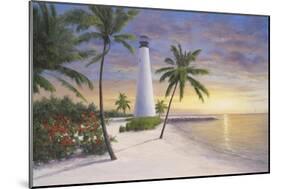 Lighthouse, Key Biscayne-Diane Romanello-Mounted Art Print