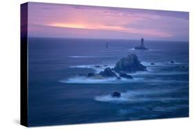 Lighthouse La Vieille, Bretagne, France-Philippe Manguin-Stretched Canvas