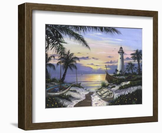 Lighthouse Landing-Scott Westmoreland-Framed Art Print