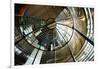 Lighthouse Lens interior Lewis and Clark interpretive Center, Cape Disappointment State Park, Wa...-Panoramic Images-Framed Photographic Print