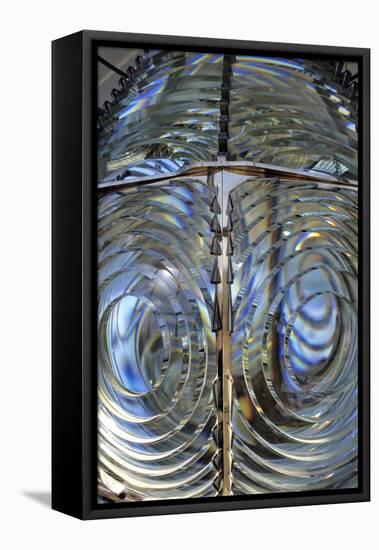 Lighthouse Lens, Oregon, USA-Gerry Reynolds-Framed Stretched Canvas