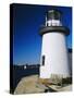 Lighthouse, Living Maritime Museum, Mystic Seaport, Connecticut, USA-Fraser Hall-Stretched Canvas