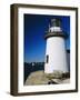 Lighthouse, Living Maritime Museum, Mystic Seaport, Connecticut, USA-Fraser Hall-Framed Photographic Print