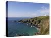 Lighthouse, Lizard Point, Cornwall, England, United Kingdom, Europe-Jeremy Lightfoot-Stretched Canvas