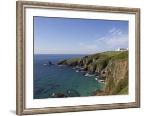 Lighthouse, Lizard Point, Cornwall, England, United Kingdom, Europe-Jeremy Lightfoot-Framed Photographic Print