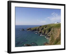 Lighthouse, Lizard Point, Cornwall, England, United Kingdom, Europe-Jeremy Lightfoot-Framed Photographic Print