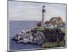 Lighthouse, Maine-Diantha York-ripley-Mounted Giclee Print