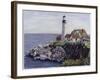 Lighthouse, Maine-Diantha York-ripley-Framed Giclee Print