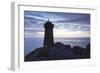Lighthouse Meen Ruz, Ploumanach, Cote De Granit Rose, Cotes D'Armor, Brittany, France, Europe-Markus Lange-Framed Photographic Print