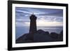 Lighthouse Meen Ruz, Ploumanach, Cote De Granit Rose, Cotes D'Armor, Brittany, France, Europe-Markus Lange-Framed Photographic Print