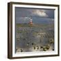 Lighthouse Meets Rainbow-Carsten Meyerdierks-Framed Photographic Print