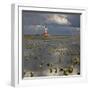 Lighthouse Meets Rainbow-Carsten Meyerdierks-Framed Photographic Print