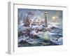 Lighthouse Merriment-Nicky Boehme-Framed Giclee Print