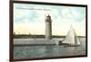 Lighthouse, Milwaukee, Wisconsin-null-Framed Art Print