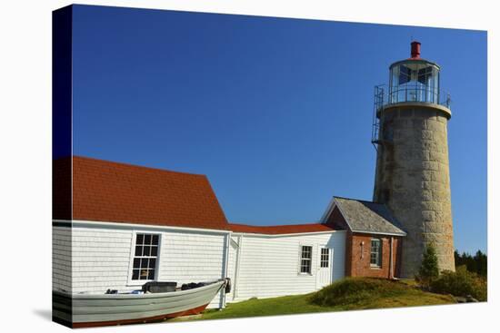 Lighthouse, Monhegan Island, Maine, USA-Michel Hersen-Stretched Canvas