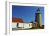 Lighthouse, Monhegan Island, Maine, USA-Michel Hersen-Framed Photographic Print