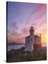 Lighthouse Moon-Darren White Photography-Stretched Canvas