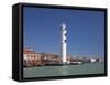 Lighthouse, Murano, Venice, UNESCO World Heritage Site, Veneto, Italy, Europe-Peter Barritt-Framed Stretched Canvas