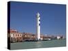 Lighthouse, Murano, Venice, UNESCO World Heritage Site, Veneto, Italy, Europe-Peter Barritt-Stretched Canvas