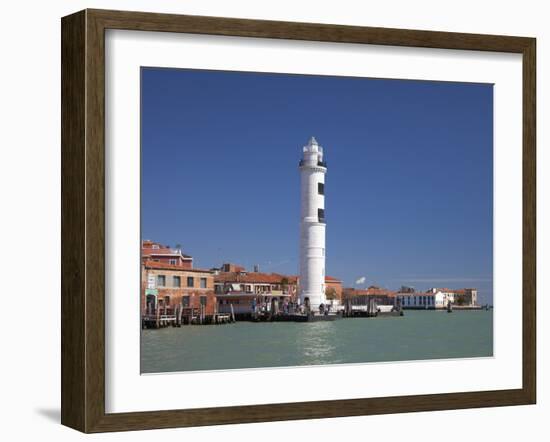 Lighthouse, Murano, Venice, UNESCO World Heritage Site, Veneto, Italy, Europe-Peter Barritt-Framed Photographic Print