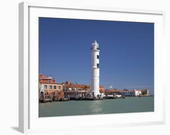 Lighthouse, Murano, Venice, UNESCO World Heritage Site, Veneto, Italy, Europe-Peter Barritt-Framed Photographic Print