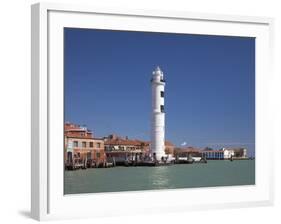 Lighthouse, Murano, Venice, UNESCO World Heritage Site, Veneto, Italy, Europe-Peter Barritt-Framed Photographic Print