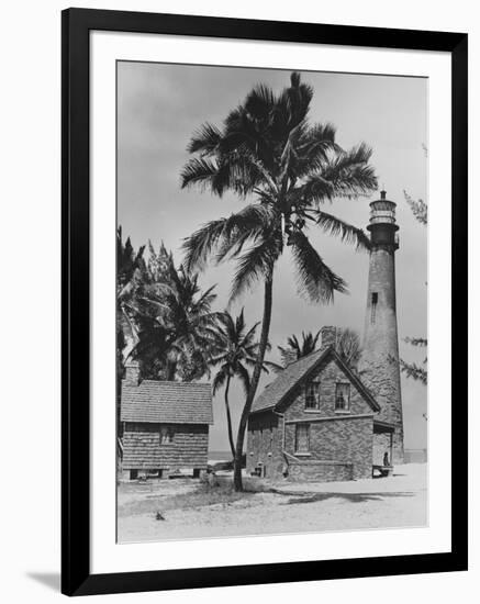 Lighthouse Museum in Key West-null-Framed Premium Photographic Print