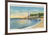 Lighthouse, New London Harbor, Connecticut-null-Framed Art Print