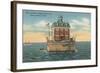 Lighthouse, New London Ledge, Connecticut-null-Framed Art Print