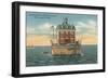 Lighthouse, New London Ledge, Connecticut-null-Framed Art Print