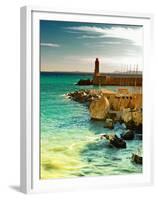 Lighthouse - Nice Port - France-Philippe Hugonnard-Framed Premium Photographic Print