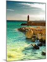 Lighthouse - Nice Port - France-Philippe Hugonnard-Mounted Premium Photographic Print