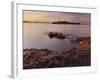 Lighthouse of Alcanada, Beach, Sea Grass, Dusk, Majorca, Spain-Rainer Mirau-Framed Photographic Print