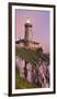 Lighthouse of AvilŽs, Bay of Biscay, Asturias, Spain-Rainer Mirau-Framed Photographic Print