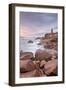 Lighthouse of Meen Ruz, Ploumanach, Cote De Granit Rose, Cotes D'Armor, Brittany, France, Europe-Markus Lange-Framed Photographic Print