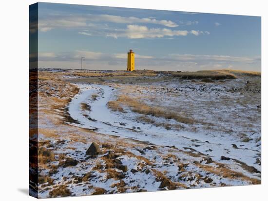 Lighthouse of Nes, Selvogur, South Iceland, Iceland-Rainer Mirau-Stretched Canvas