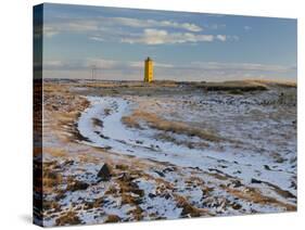 Lighthouse of Nes, Selvogur, South Iceland, Iceland-Rainer Mirau-Stretched Canvas