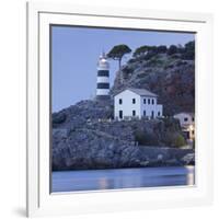 Lighthouse of Port De S—ller, Majorca, Spain-Rainer Mirau-Framed Photographic Print