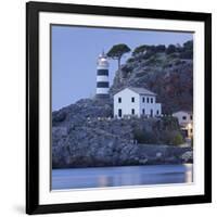 Lighthouse of Port De S—ller, Majorca, Spain-Rainer Mirau-Framed Photographic Print