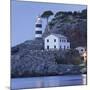 Lighthouse of Port De S—ller, Majorca, Spain-Rainer Mirau-Mounted Photographic Print