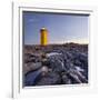 Lighthouse of Stafnes, Reykjanes (Headland), Iceland-Rainer Mirau-Framed Photographic Print