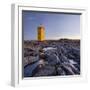 Lighthouse of Stafnes, Reykjanes (Headland), Iceland-Rainer Mirau-Framed Photographic Print