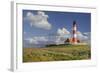 Lighthouse of Westerhever (Municipality), Schleswig-Holstein, Germany-Rainer Mirau-Framed Photographic Print