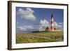 Lighthouse of Westerhever (Municipality), Schleswig-Holstein, Germany-Rainer Mirau-Framed Photographic Print