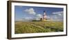 Lighthouse of Westerhever (Municipality), Schleswig-Holstein, Germany-Rainer Mirau-Framed Photographic Print