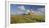 Lighthouse of Westerhever (Municipality), Schleswig-Holstein, Germany-Rainer Mirau-Framed Photographic Print