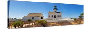 Lighthouse, Old Point Loma Lighthouse, Point Loma, Cabrillo National Monument, San Diego, CA-null-Stretched Canvas